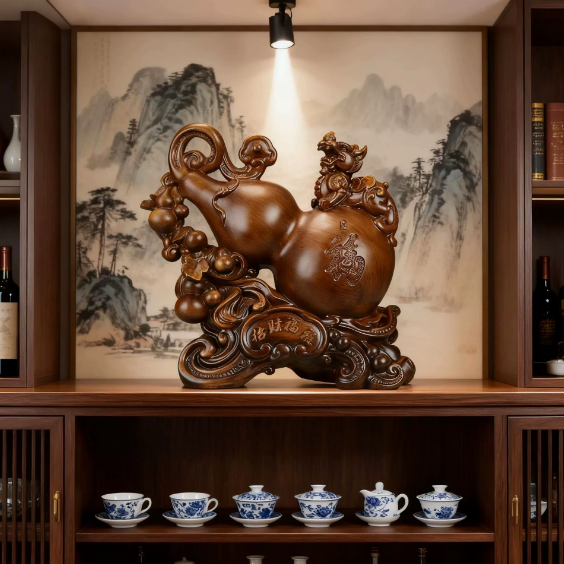 福禄貔貅葫芦摆件